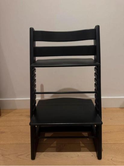 Tripp trapp mat zwart als nieuw