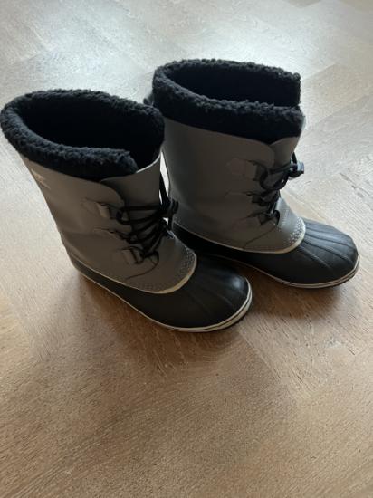 Sorel snowboots met grijs leer