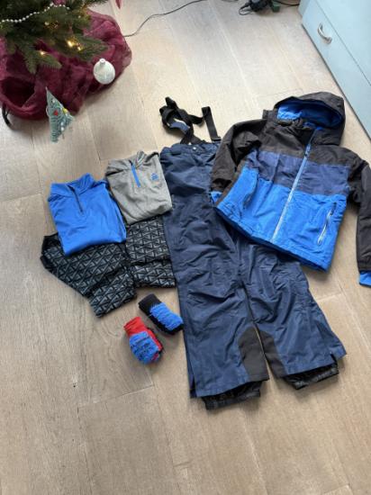 Complete ski-outfit maat 134-140