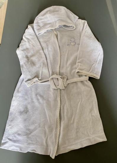 Lichtblauw Badjasje van Petit Bateau