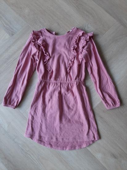 Roze jurkje met lange mouw