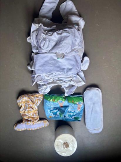 Een doos met wasbare Totsbots Easyfit Star