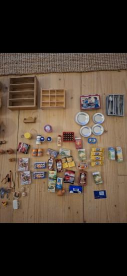 Miniatuur collectie voor poppenhuis,winkeltje