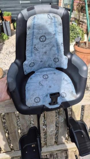 Bobite fietszitje, windscherm en bevestigingsblok