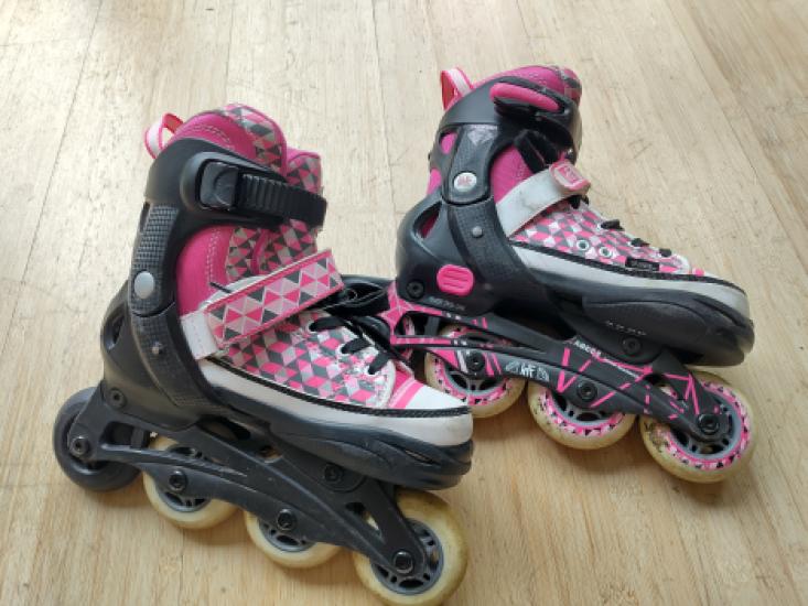 Roze inline skates/skeelers maat 33-36