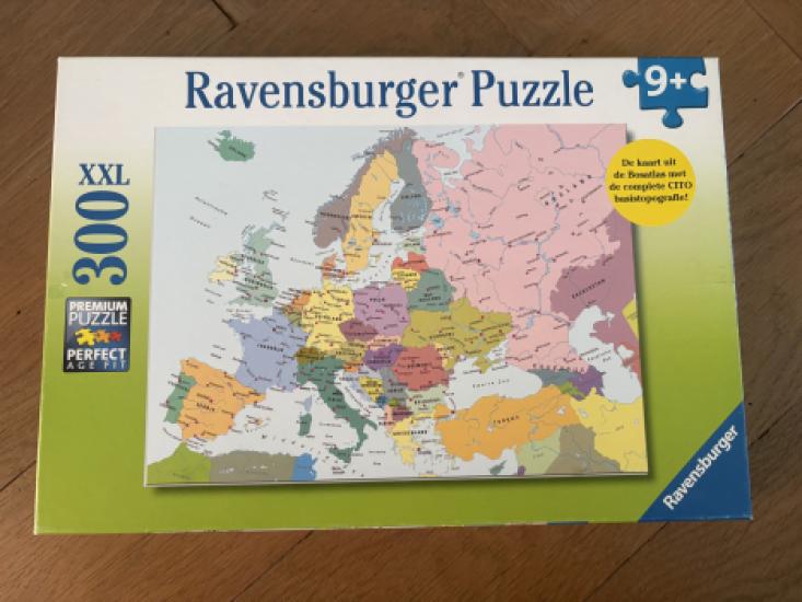 Puzzel Europa | 300 stukjes | heel goede staat
