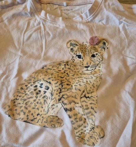 Setje Name It Roze Dieren Tijger Maat 92