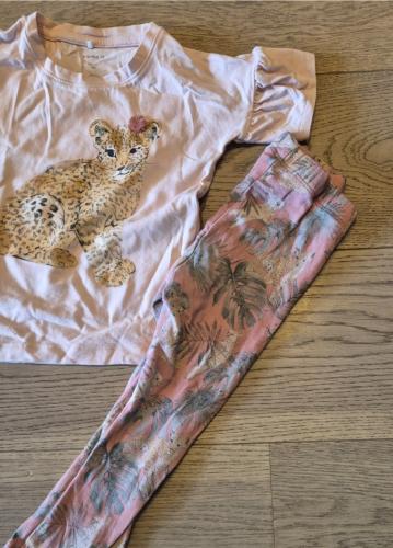 Setje Name It Roze Dieren Tijger Maat 92