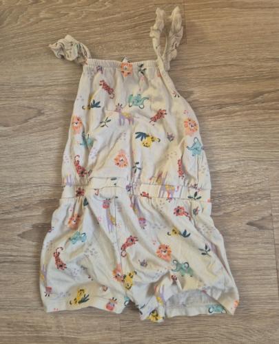 Jumpsuit Playsuit Boxpak Dieren Beige Maat 86