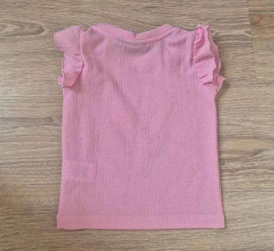 Shirtje Bloemen Roze Maat 92