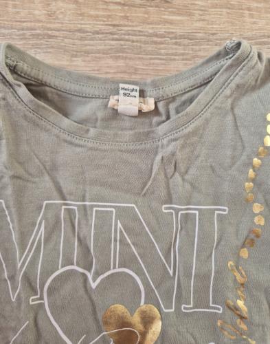 Setje River Island Groen Mini Hartjes Goud Maat 92