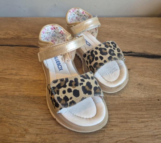 Sandalen Open Schoenen Goud Panter Luipaard Maat 2