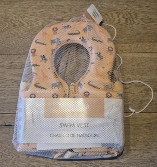 Zwemvest 1-2 jaar Dieren Geel 11-15 kg (Maat 86/92