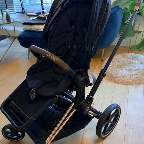 Cybex Priam platinum  kinderwagen incl reiswieg