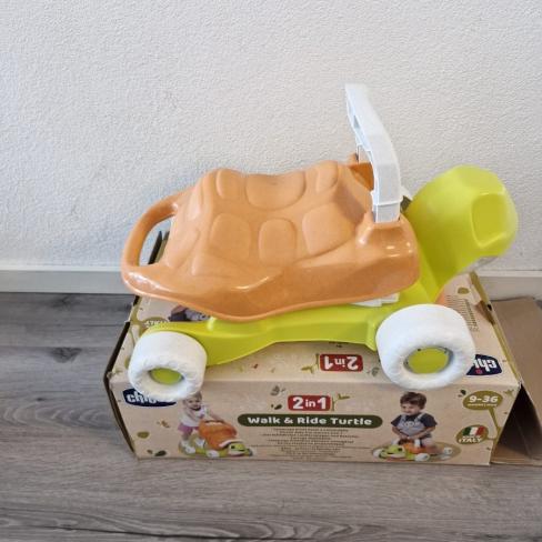 Chicco Walk & Ride Turtle – 2 in 1 loopwagen / rid
