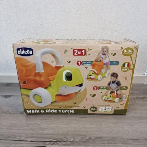 Chicco Walk & Ride Turtle – 2 in 1 loopwagen / rid