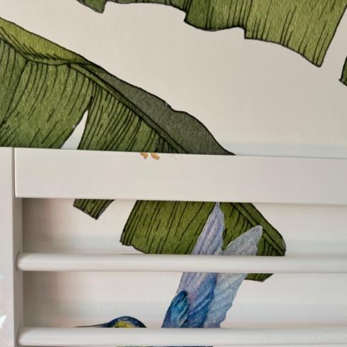 Babykamer Kidsmill sixties wit hooglans en bruin
