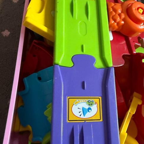 VTech bak vol met baanstukken