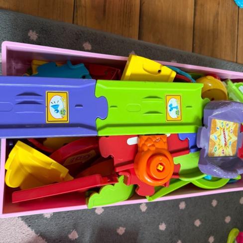 VTech bak vol met baanstukken