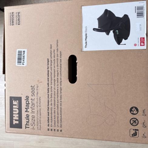 Nieuw in doos! Thule Maple I-size baby autostoel