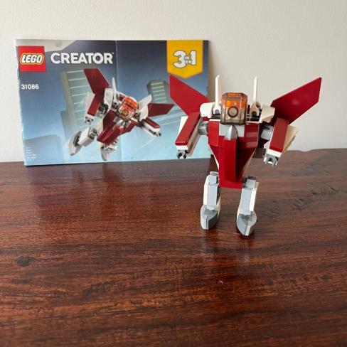 Lego Creator 3 in 1 nr 31086 Futuristisch vliegtui