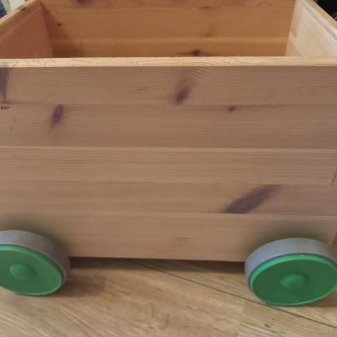 Houten treinbaan set