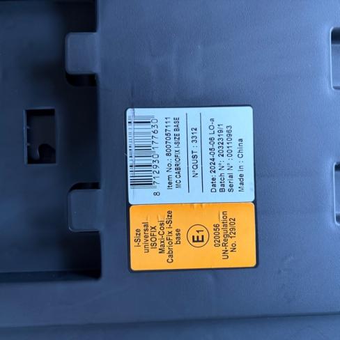 Maxi-Cosi Cabriofix i-Size autostoel met Isofix ba