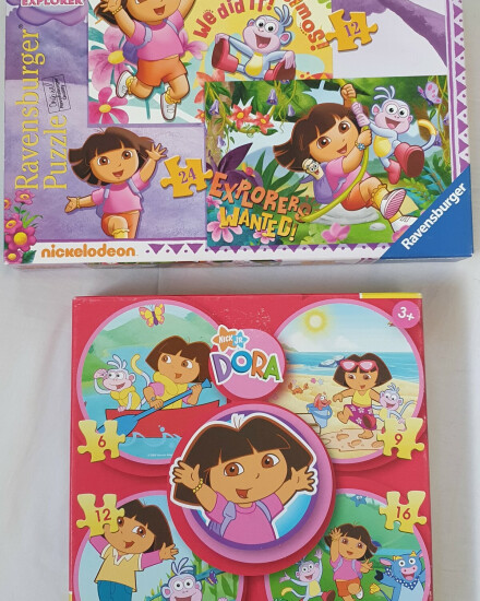 Dora puzzels vanaf 3 jaar