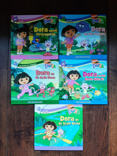 5x mijn ontdekboeken Nickelodeon Dora the explorer