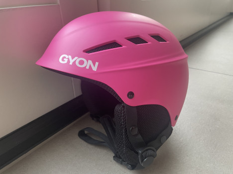 Roze skihelm gyon 58cm (M)