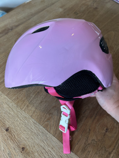 Ski helm roze
